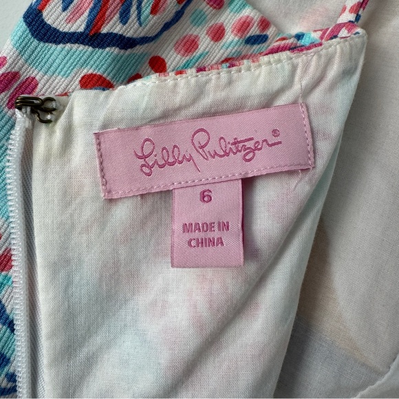 Lilly Pulitzer Mini Dress -Shell Pattern - Size 6 - Picture 6 of 6